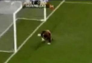 Öyle bir gol yedi ki... (VİDEO)